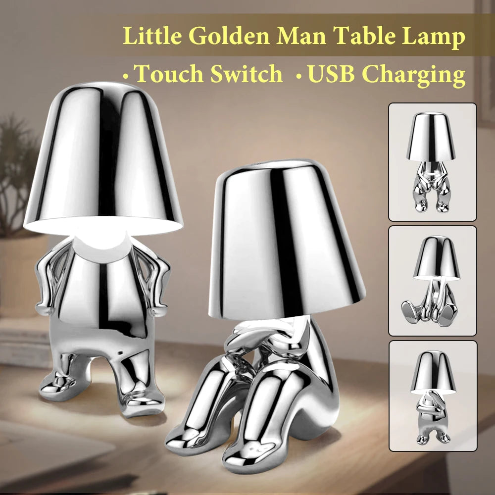 Little GoldenManLamp Switch LED